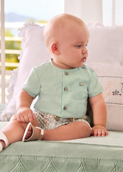 2 Piece Boys Linen Outfit